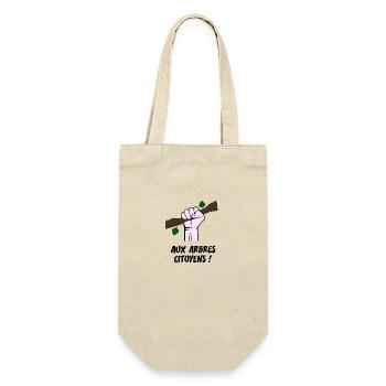 AUX ARBRES CITOYENS ! (écologie) - Sac à bouteille - nature - Devant