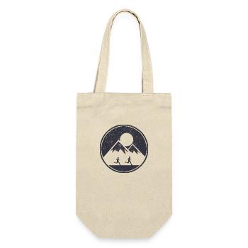 Trail Runner Running Jogging Jogger I Gift - Gift Bag for Bottles - nature - Front
