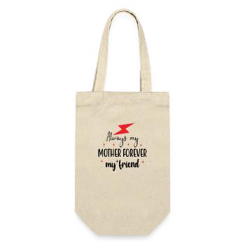 Always my mother forever my friend - Gift Bag for Bottles - nature - Front