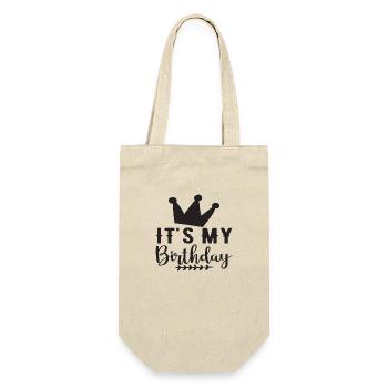 It ́s my Birthday - Gift Bag for Bottles - nature - Front