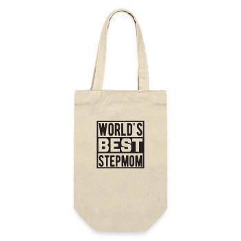 World's Best Stepmom - Gift Bag for Bottles - nature - Front