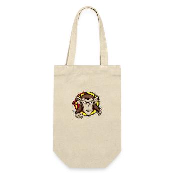 Craky the monkey - Gift Bag for Bottles - nature - Front