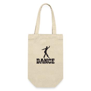 Dance Mom - Geschenkbeutel für Flaschen - Natur - Vorne