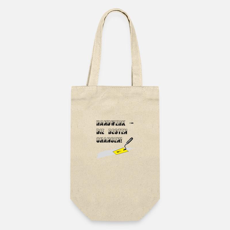 Handwerker - Geschenkbeutel für Flaschen - Natur