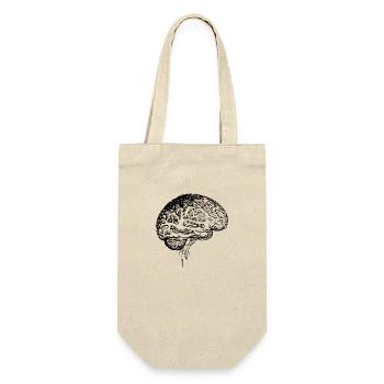 Tissu nerveux anatomique médical du cerveau - Sac à bouteille - nature - Devant