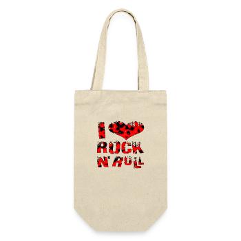 guitar music band musician guitarist rock and roll - Gift Bag for Bottles - nature - Front