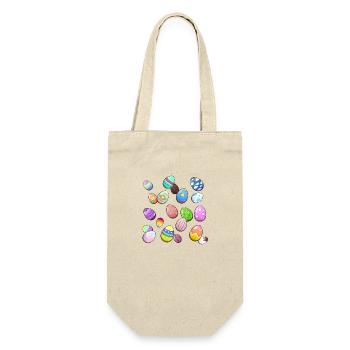 Easter Eggs Pattern - Gift Bag for Bottles - nature - Front