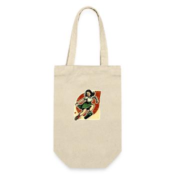 Skater Girl - Sac à bouteille - nature - Devant