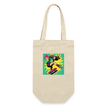 Skater Girl - Sac à bouteille - nature - Devant