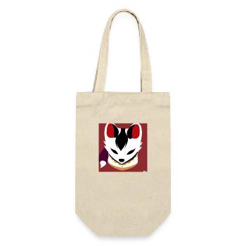 Kitsun Vaporwave Japanese Kami Vaporwave Kitsune - Gift Bag for Bottles - nature - Front