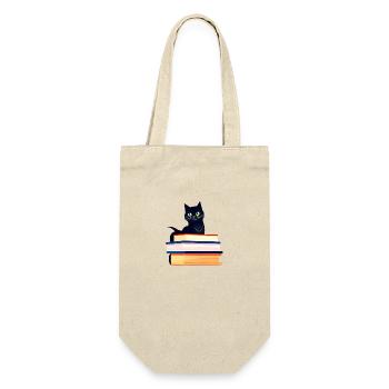Livres pour chats Chat Lecture Livre Chaton domestique Chaton - Sac à bouteille - nature - Devant