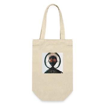 fotografisches Portrait Insekt mit grossen Augen - Geschenkbeutel für Flaschen - Natur - Vorne
