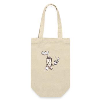 Funny Cartoon Joint - Gift Bag for Bottles - nature - Front