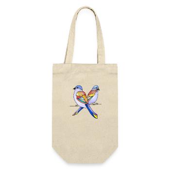 Oiseaux - Sac à bouteille - nature - Devant