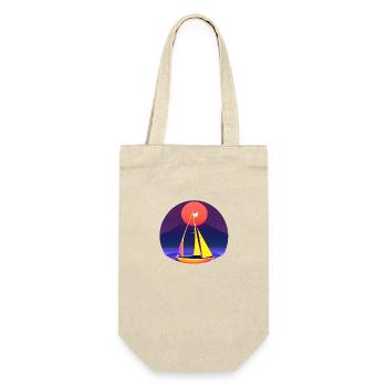 Sailing Sailing Ship Sailing Sailing Sailing Boat - Gift Bag for Bottles - nature - Front
