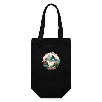 SURREAL - Gift Bag for Bottles - black - Front