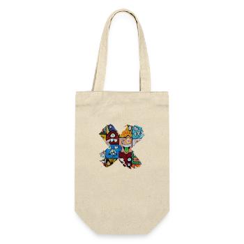 Graffiti style Splash hip hop colors painter color - Gift Bag for Bottles - nature - Front
