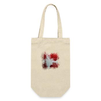 Dänemark Kopenhagen Dänisch Skandinavien Flagge Dansk - Geschenkbeutel für Flaschen - Natur - Vorne