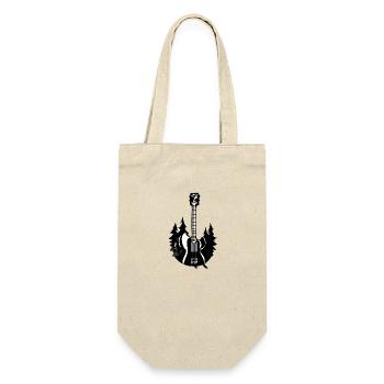 Guitarist Guitar Plucked Instrument Musical Instrument - Gift Bag for Bottles - nature - Front