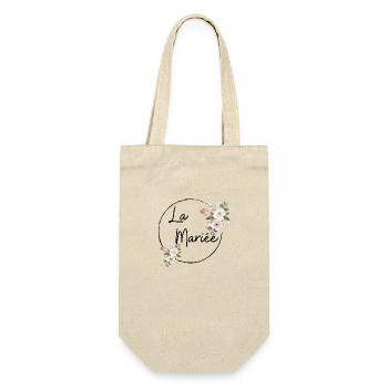 La mariée floral - Sac à bouteille - nature - Devant