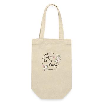 Équipe de la mariée floral - Sac à bouteille - nature - Devant