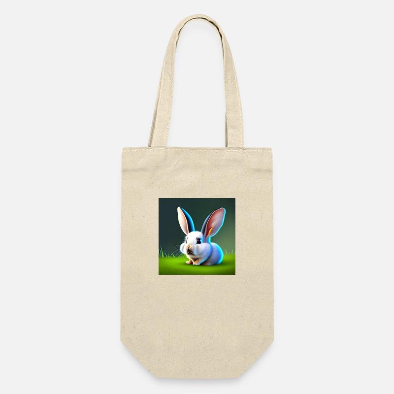Rabbit with Big Ears - Gift Bag for Bottles - nature