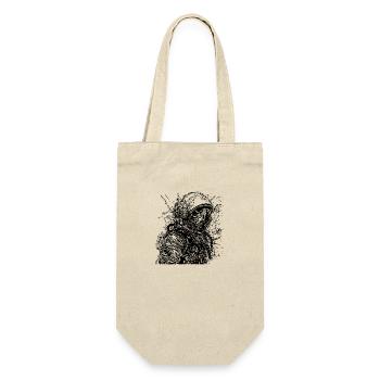 Vintager astronaut with helmet - Gift Bag for Bottles - nature - Front