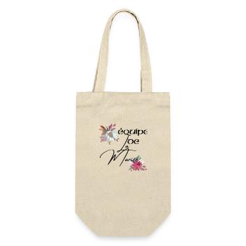 Équipe de la mariée floral - Sac à bouteille - nature - Devant