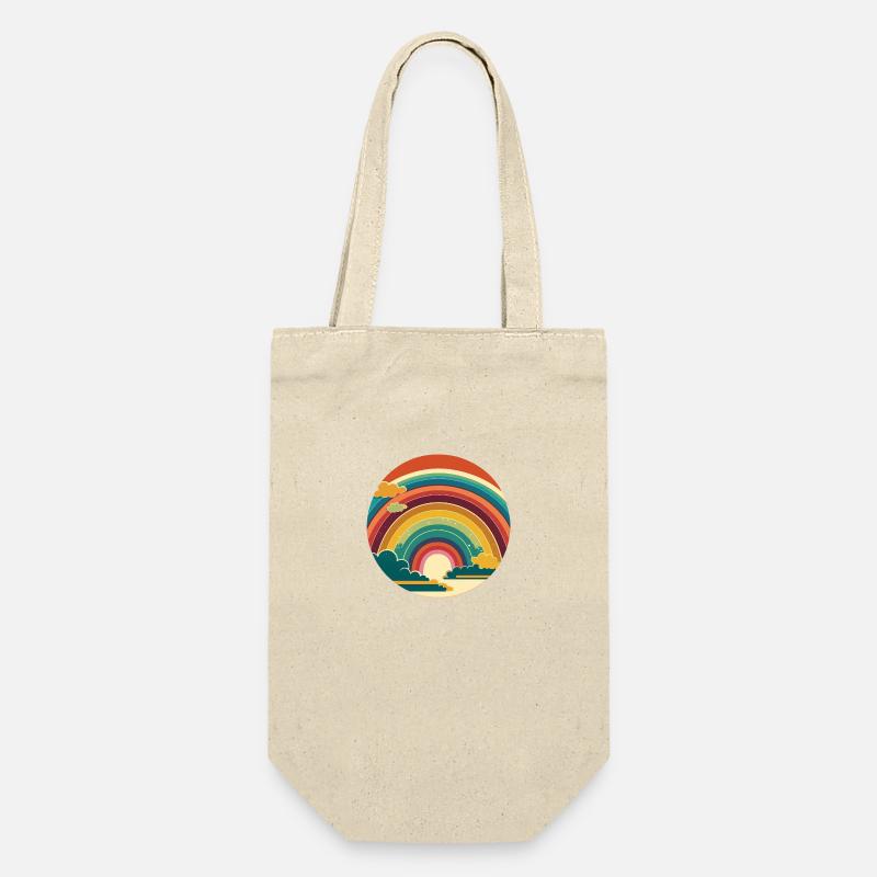 RAINBOW - Gift Bag for Bottles - nature