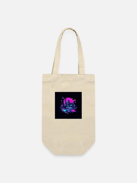Cyber City - Gift Bag for Bottles - nature