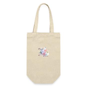 Love grows here - Geschenkbeutel für Flaschen - Natur - Vorne