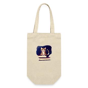 Lire le livre Domestic Cat Cat Books Cat Cat Kitten - Sac à bouteille - nature - Devant