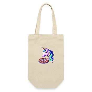 Unicorn Unicorn Pizza Mythical Animal Unicorns Girl - Gift Bag for Bottles - nature - Front