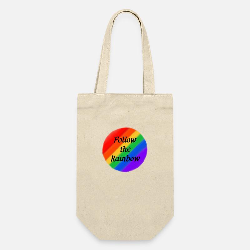Follow the rainbow - Gift Bag for Bottles - nature