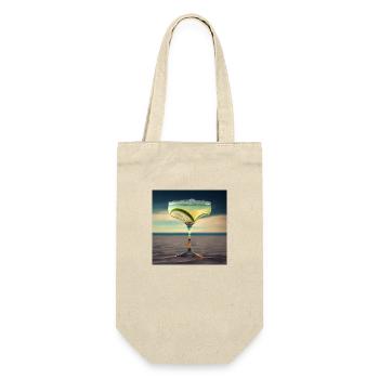 Cocktail 5 Cadeau - Sac à bouteille - nature - Devant
