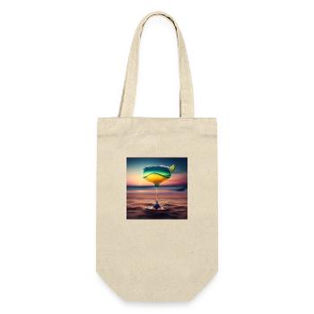Cocktail 8 Gift - Gift Bag for Bottles - nature - Front