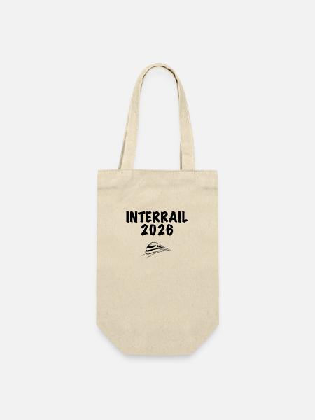 interrail 26 - Geschenkbeutel für Flaschen - Natur