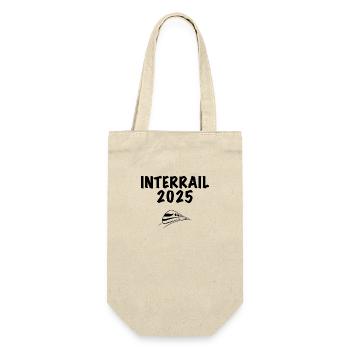 Interrail 25 - Geschenkbeutel für Flaschen - Natur - Vorne
