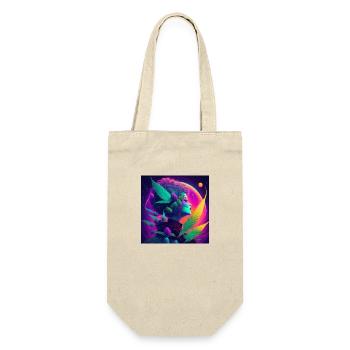 Cannabis avec une jeune femme - Sac à bouteille - nature - Devant