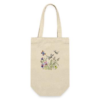 Libellules et papillon - Sac à bouteille - nature - Devant