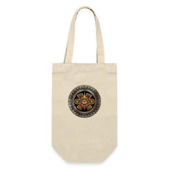 Aztec God Ollin ancient symbol - Gift Bag for Bottles - nature - Front