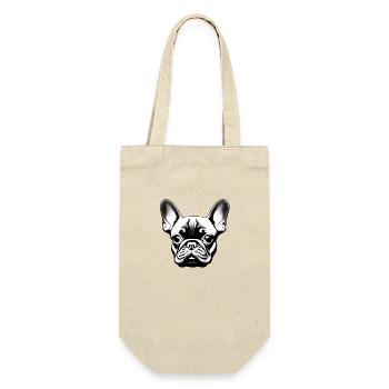 Bouledogue français Chien Propriétaire de chien - Sac à bouteille - nature - Devant