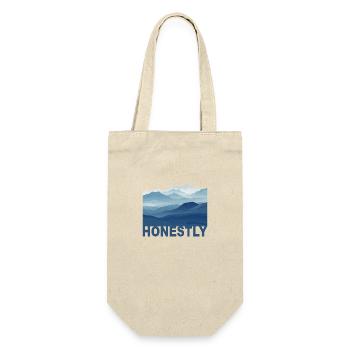 Mountain Honestly - Geschenkbeutel für Flaschen - Natur - Vorne