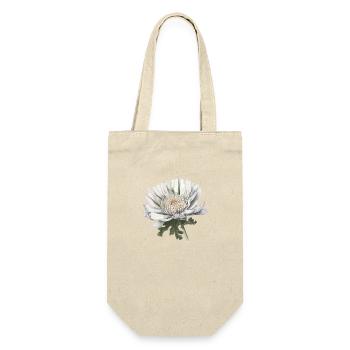 Alpenblume - Geschenkbeutel für Flaschen - Natur - Vorne
