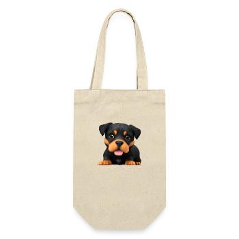 Chiens Rottweiler Puppy Rottweiler Puppy Dog - Sac à bouteille - nature - Devant