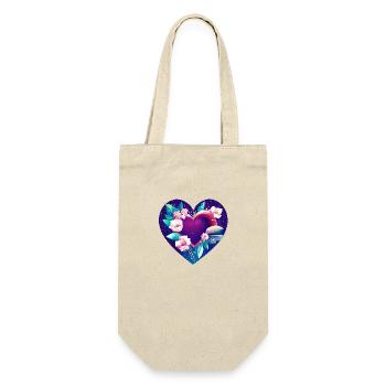 Valentine's Day, Love, Wedding, Mother's Day, Engagement - Gift Bag for Bottles - nature - Front