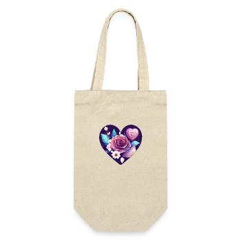Fête des mères Amour Saint-Valentin Mariage Fiançailles - Sac à bouteille - nature - Devant