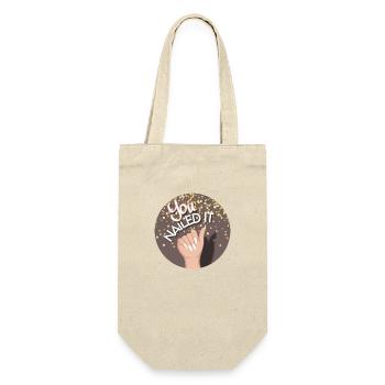 You nailed it! You did it! - Gift Bag for Bottles - nature - Front