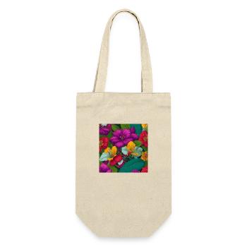 Amazing Flowers - Gift Bag for Bottles - nature - Front