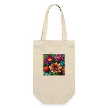 Amazing Flowers - Gift Bag for Bottles - nature - Front